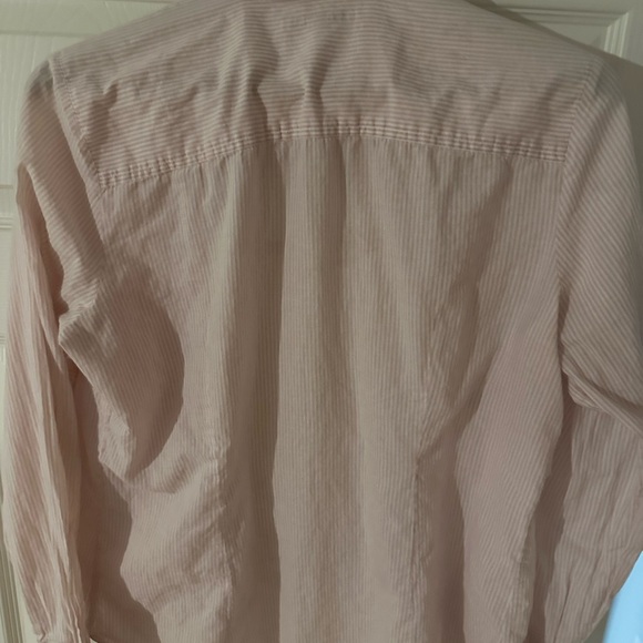 Banana Republic Women’s Button-Down Shirt – Pink/White Stripe - Picture 6 of 7